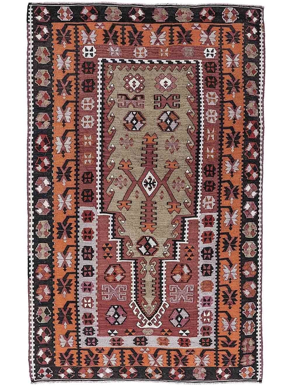 KILIM ANTIGUO ORANGE 110X170