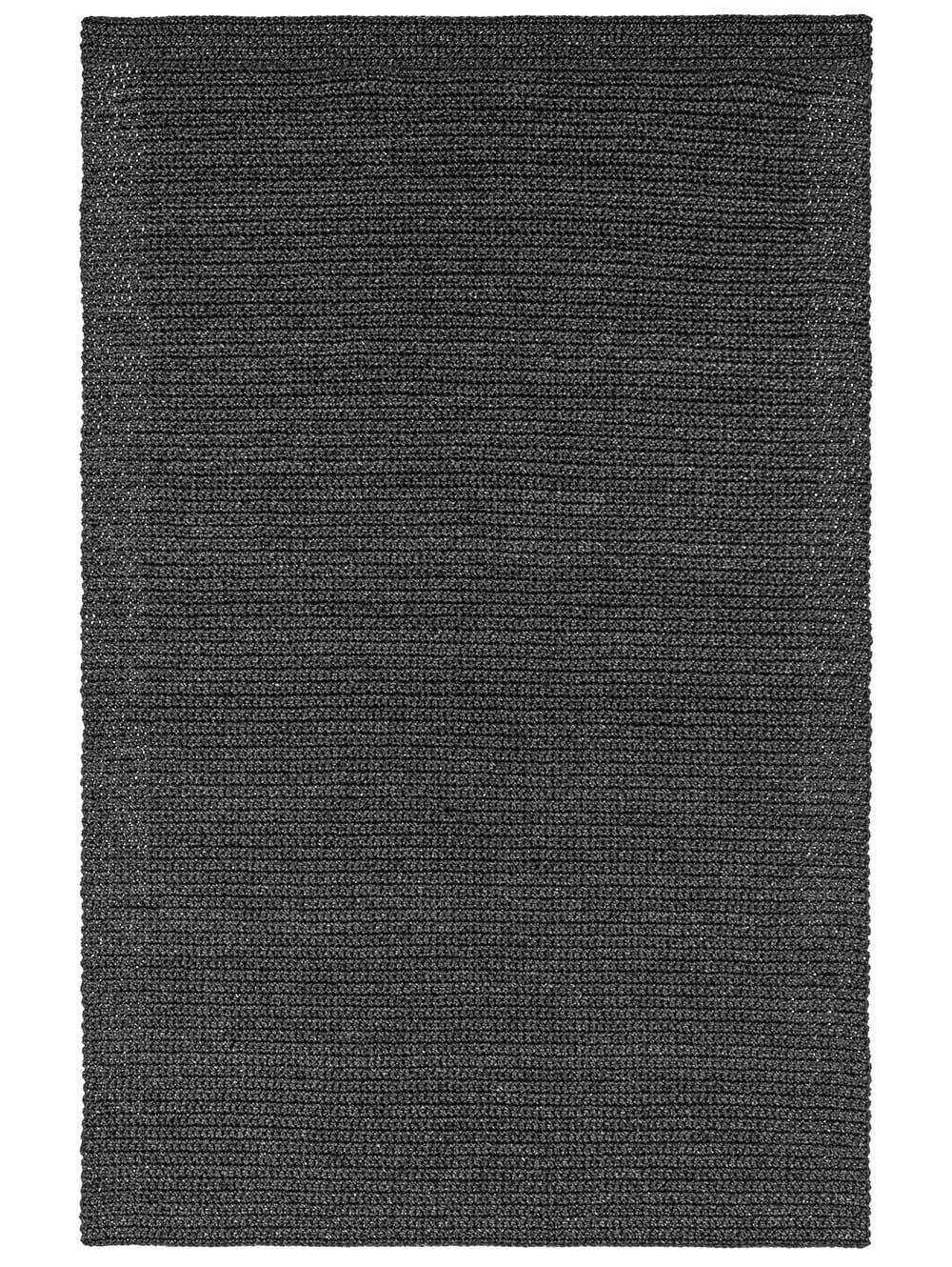 OUTDOOR TRAMA CHARCOAL TEJIDA A MANO 200X300