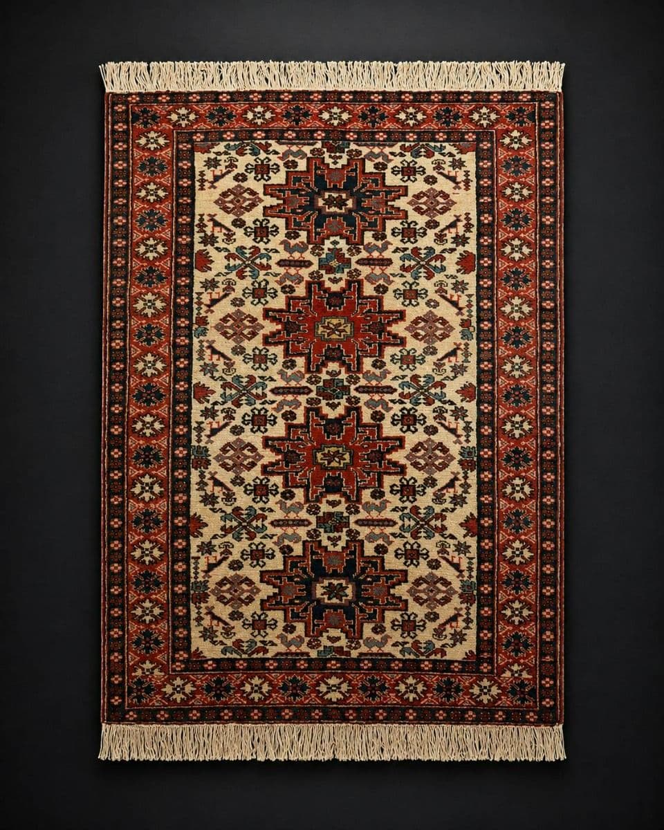 ALFOMBRA UNICA KAUKAS ANTIGUA 114X150