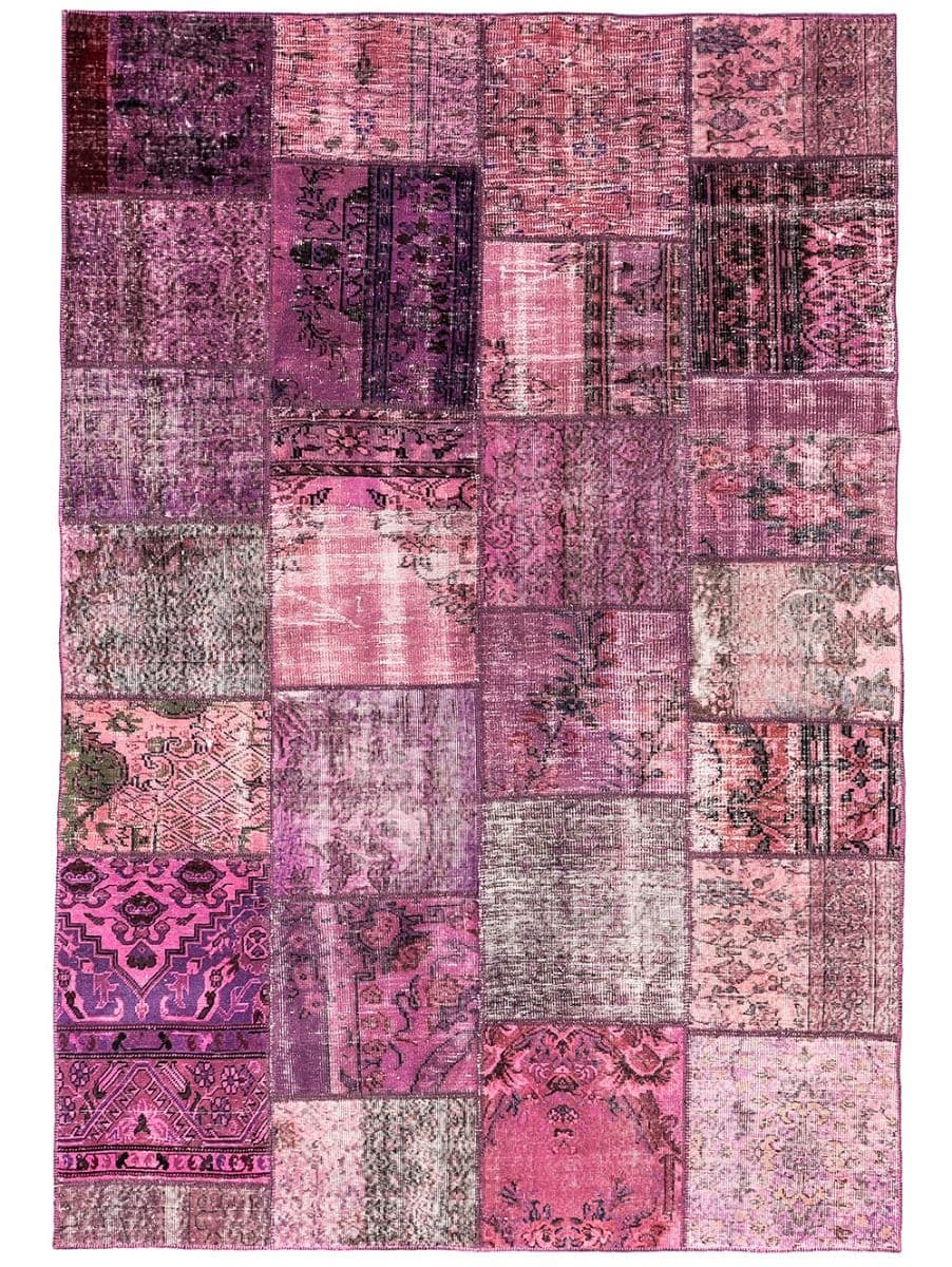 PATCHWORK ANTIQUE PERSIA FUCSIA 203x297