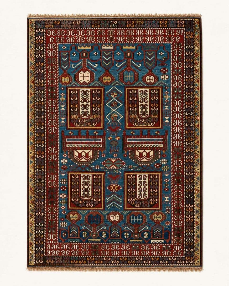 ALFOMBRA SHIRVAN ANIGUA DEL CAUCASO 120x160