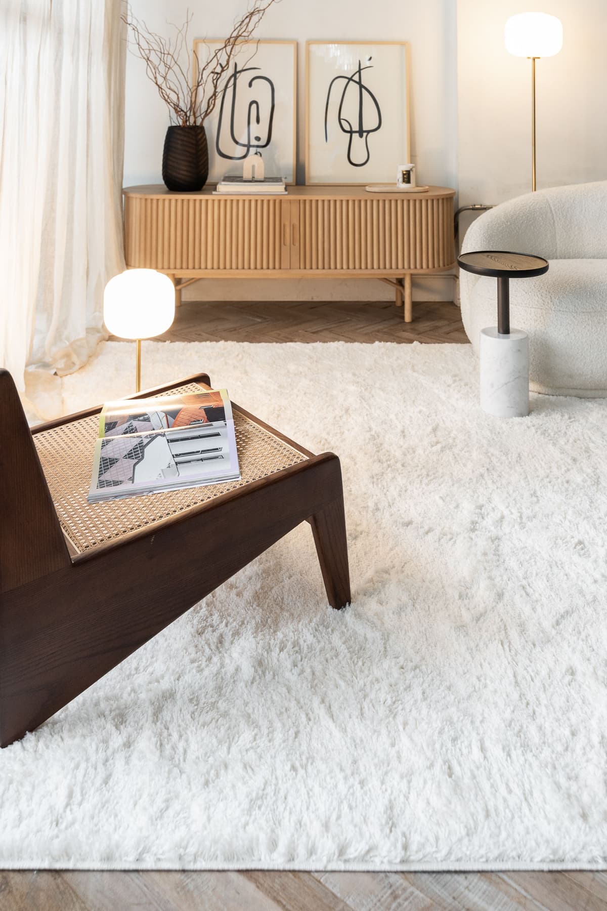 SHABBY PLUSH CREAM 200X290