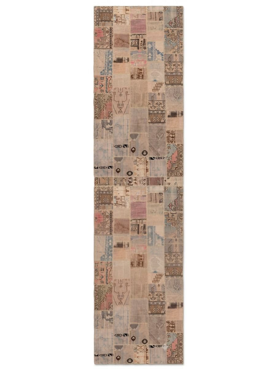 PATCHWORK TURCO CAMINO BEIGE 82X307
