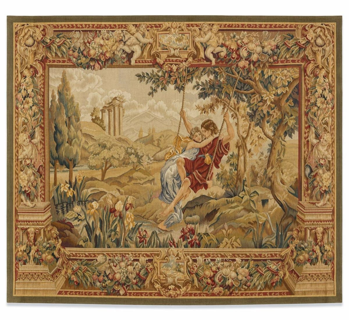 TAPIZ MANUAL GOBELINO 190x200